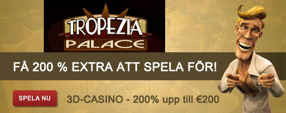Tropezia Palace ger dig 200 kronor att spela för på stuberten